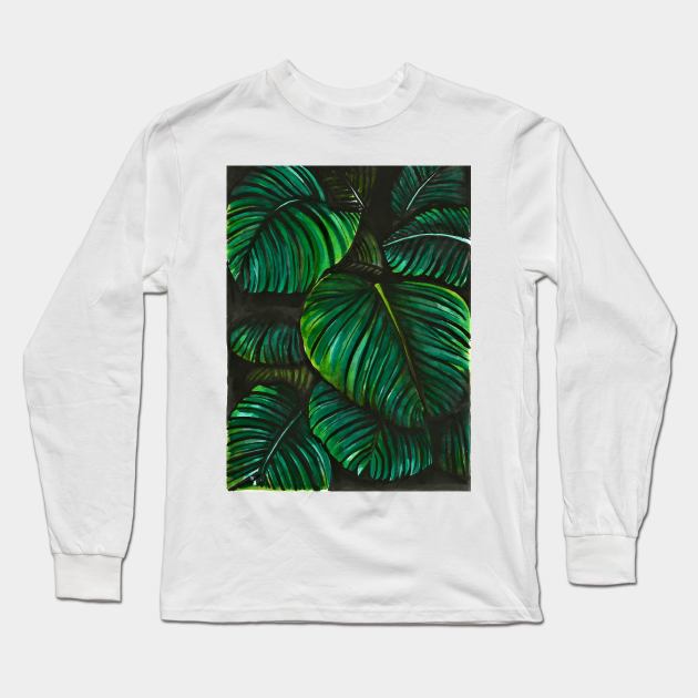 Bring in the Tropicals Long Sleeve T-Shirt by Artbynikitachawda